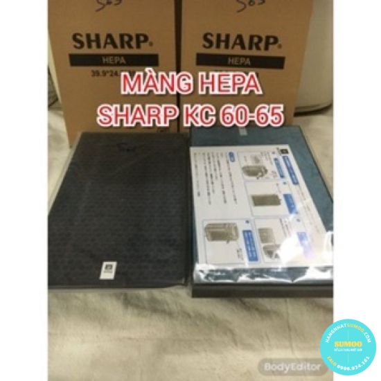 Màng Lọc HEPA + THAN Máy Lọc Sharp  - S60 S65 S70