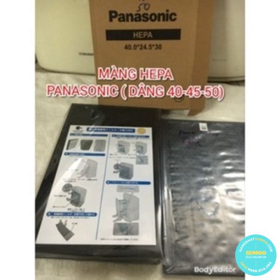 Màng Lọc HEPA + Than  Panasonic mặt dâng  VX F E D  40 45 50