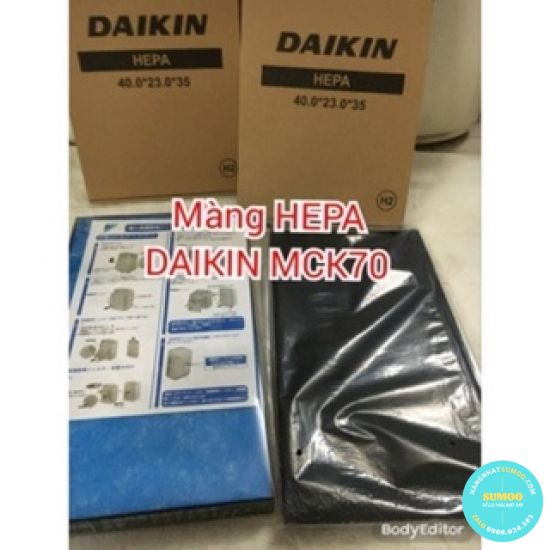 Màng Lọc HEPA + Than DAKIN Đồng Hồ K 70