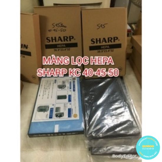 Màng Lọc HEPA + THAN Máy Lọc Sharp  - S40 S45 S50