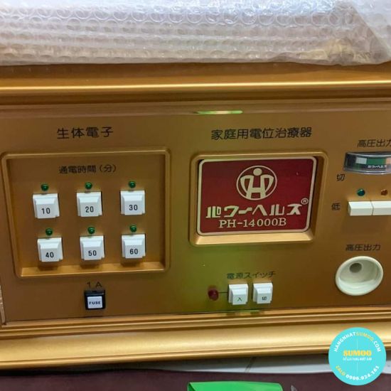 MÁY XUNG ĐIỆN TRỊ LIỆU PH14000 ĐIỆN 100V MỚI 98%