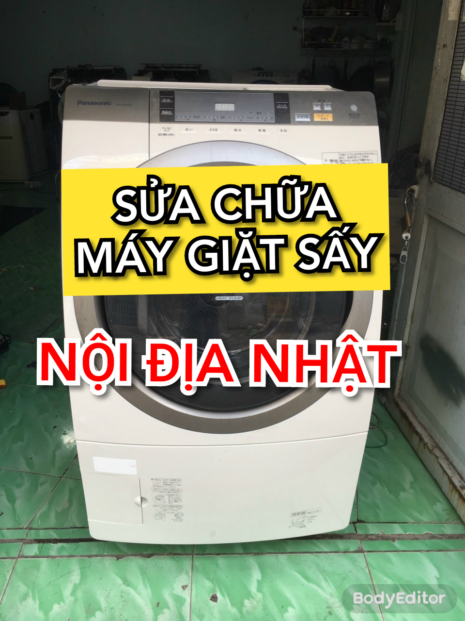 SỬA LỖI MÁY GIẶT PANASONIC NỘI ĐỊA BÁO LỖI H25 TP HCM