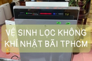 VỆ SINH MÁY LỌC KHÔNG KHÍ TẠI NHÀ GIÁ RẺ Ở TPHCM