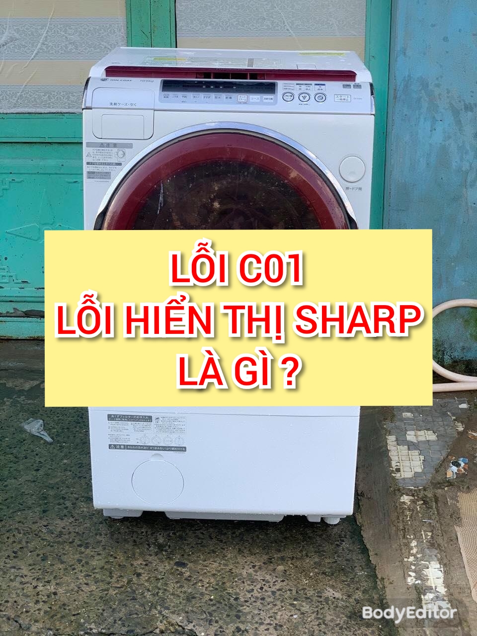 LỖI C01 -LỖI GIAO TIẾP MÁY GIẶT SHARP NỘI ĐỊA