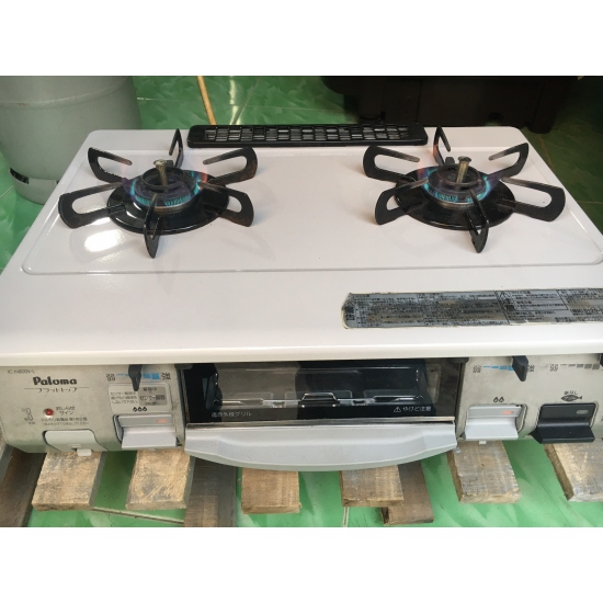 BẾP GAS MẶT MEN POLOMA - CÓ LÒ NƯỚNG